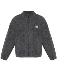 American Vintage - Furry Logo Patch Sweater - Lyst