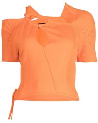 OTTOLINGER - Short-Sleeved Knitted T-Shirt - Lyst