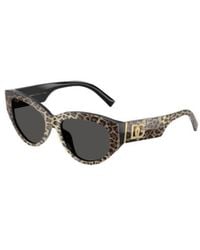 Dolce & Gabbana - Eyewear Cat Eye Frame Sunglasses - Lyst