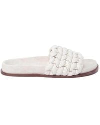 Chloé - Chloé Kacey Braided Slip-On Sandals - Lyst