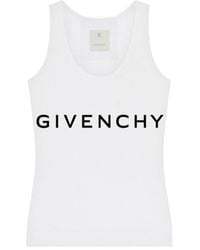 Givenchy - Logo Printed Crewneck Tank Top - Lyst