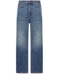 Haikure - Logo Patch Straight-Leg Jeans - Lyst