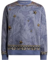 Etro - Cotton-Blend Sweatshirt With Placed Pegaso Print - Lyst