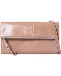 Miu Miu - Exquisite Compact Leather Bag - Lyst