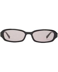 Saint Laurent - Narrow Rectangular Sunglasses - Lyst