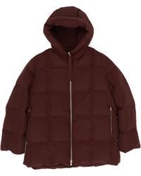 Jil Sander - Zip-Up Hooded Down Coat - Lyst