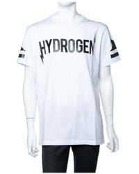 Hydrogen - Logo Printed T-Shirt - Lyst