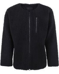 Issey Miyake - Pleated Fleece-Texture Jacket - Lyst