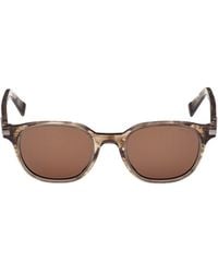 ZEGNA - Geometric Frame Sunglasses - Lyst