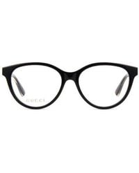 Gucci - Eyewear Cat Eye Frame Glasses - Lyst