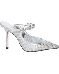 Jimmy Choo - Bing 100 Mesh & Leather Mule - Lyst