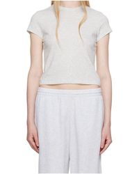Skims - Round Neck Short Sleeve T-Shirt - Lyst