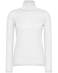 Max Mara - Mxmsaluto High Neck Knitted Jumper - Lyst