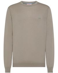 Sun 68 - Crew Neck Logo Sweater - Lyst