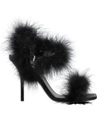 Moschino - Buckle Strap Heeled Sandals - Lyst