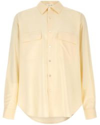 The Row - Piou Flap-Pockets Silk Shirt - Lyst
