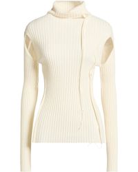 MM6 by Maison Margiela - Solid Color Knitted Top - Lyst