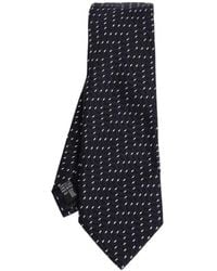 Giorgio Armani - Textured Micro-Pattern Tie - Lyst