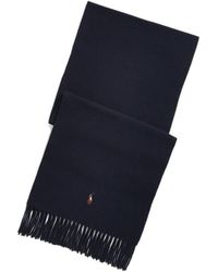 Polo Ralph Lauren - Polo Pony Fringe-Detailing Scarf - Lyst