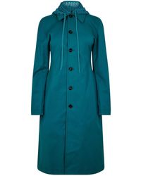 Bottega Veneta - Long Hooded Trench Coat - Lyst