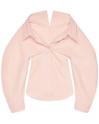 Givenchy - Slashed Puff-Sleeve Shirt - Lyst