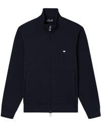 Emporio Armani - Zip-Up High Neck Sweatshirt - Lyst