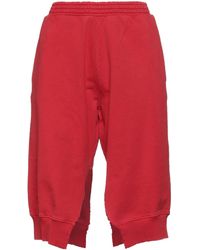 MM6 by Maison Margiela - Solid Color Fleece Pants - Lyst
