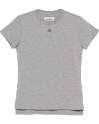 Vivienne Westwood - Orb-Embellished Cotton T-Shirt - Lyst