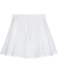 Alaïa - Alaïa Fine Knit Skater Skirt - Lyst