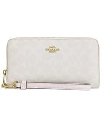 COACH - Long Zip Around Wallet - Lyst