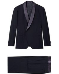 Giorgio Armani - Satin Shawl Lapel Suit - Lyst