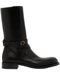 The Row - Round-Head Boots - Lyst