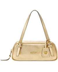 Versace - Logo-Tag Bowling Shoulder Bag - Lyst