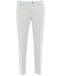 Jacob Cohen - Slim-Fit Cropped Scott Pants - Lyst