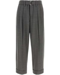 Brunello Cucinelli - Belted Pants - Lyst