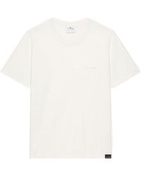 Courreges - Logo-Embroidered Cotton T-Shirt - Lyst