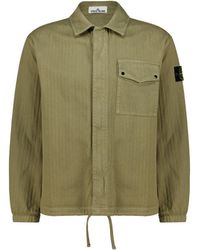 Stone Island - Casual Shirt-Style Jacket - Lyst