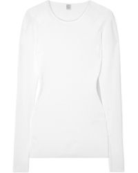TOTEME - Totême Long-Sleeved Crewneck T-Shirt - Lyst