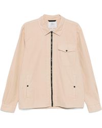 Woolrich - Cream Cotton Jacket - Lyst