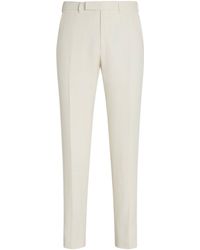 ZEGNA - Oasi Lino Flower Pants - Lyst