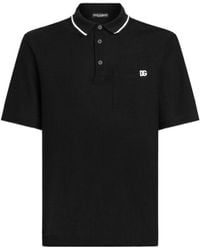 Dolce & Gabbana - Logo Embroidered Polo Shirt - Lyst