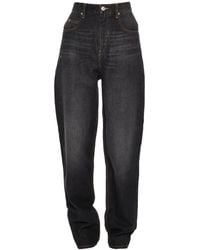 Isabel Marant - High-Rise Curved Jeans - Lyst