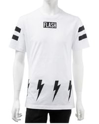 Hydrogen - T-Shirt With Round Neck And Short Sleeves - Lyst