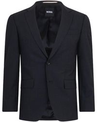 BOSS - Single-Breasted Blazer - Lyst