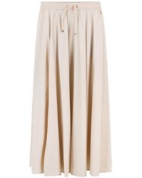 Herno - Elastic Waist Midi Skirt - Lyst