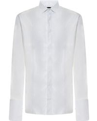 Emporio Armani - Button-Up Long Sleeved Shirt - Lyst