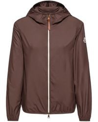 Moncler - Logo Patch Zip-Up Hooded Jacket - Lyst