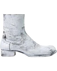 Maison Margiela - Float Printed Ankle Boots - Lyst