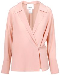 Erika Cavallini Semi Couture - Long-Sleeved Blouse - Lyst