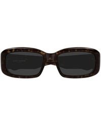 Saint Laurent - Eyewear Rectangle-Frame Sunglasses - Lyst